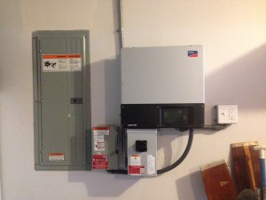 ISolar Installation in Waldport, Oregon. Central Lincoln PUD territory. Solarworld solar panels save money on energy. SMA inverter has secure power supply in case of emergencies. We also install in Lincoln City and Energy Trust of Oregon Territory. We are an Energy Trust of Oregon Trade Ally Solar Installer
